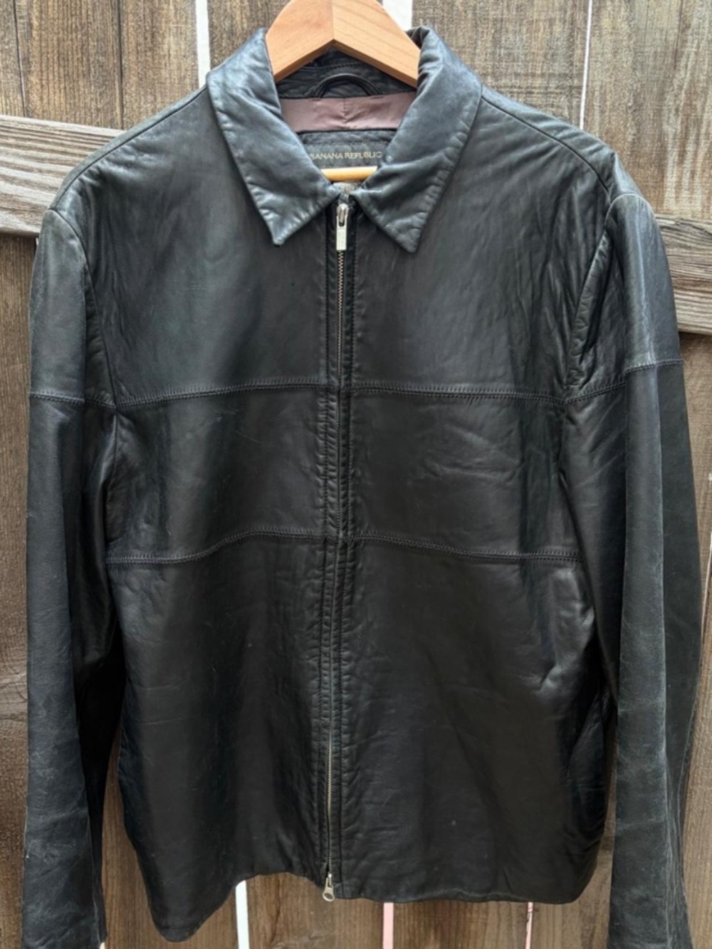 Vintage 90s Black Leather Jacket